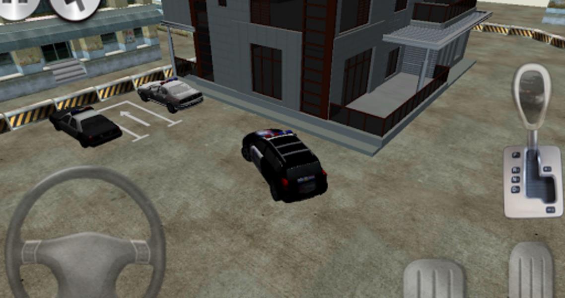 3D police car parking Capture d'écran 3