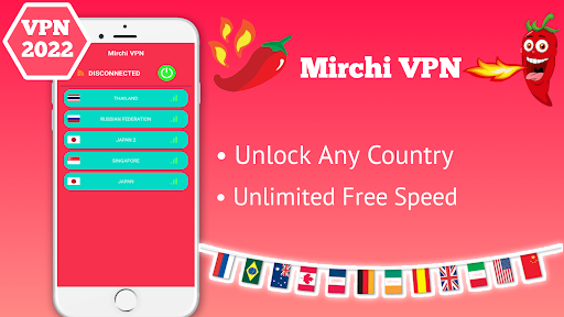 Mirchi VPN - Private & Fast Capture d'écran 0