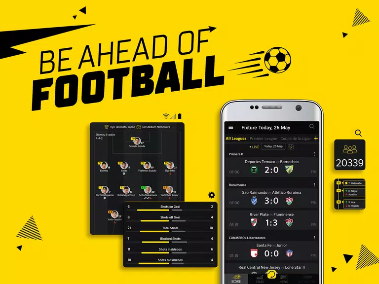 Live Score: football scores 螢幕截圖 0