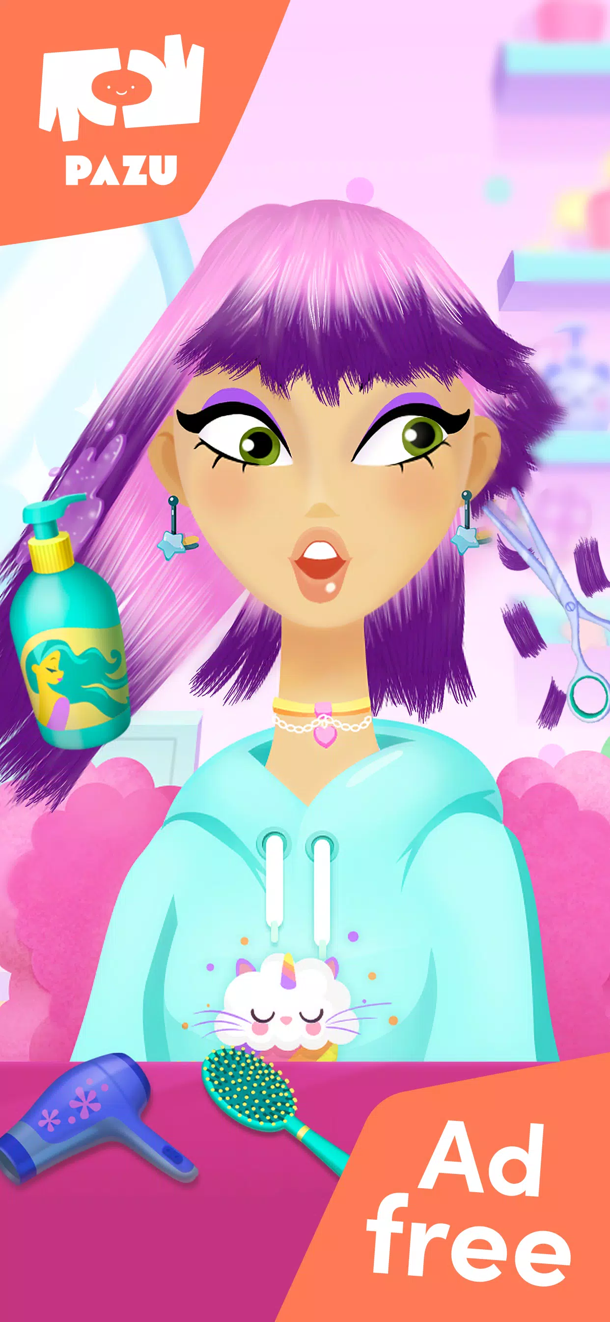 Pazu Girls hair salon 2 Screenshot 1