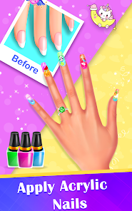 Nail polish game nail art 螢幕截圖 2