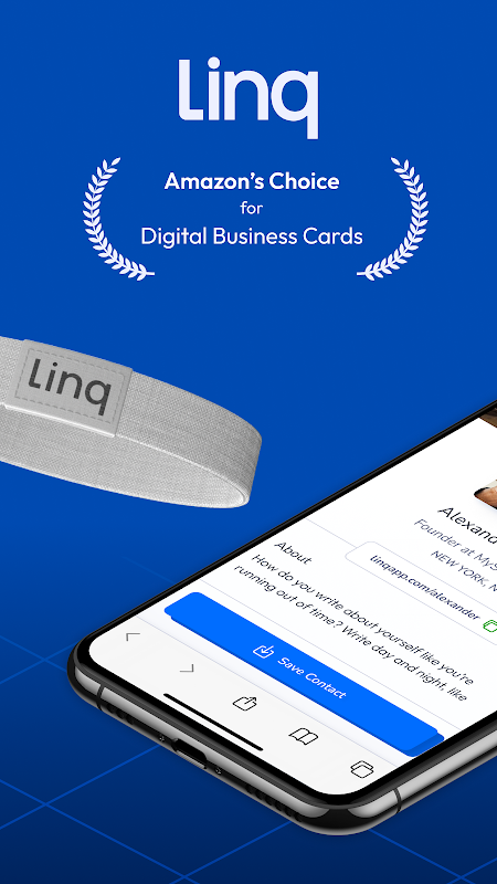 Linq - Digital Business Card 螢幕截圖 1