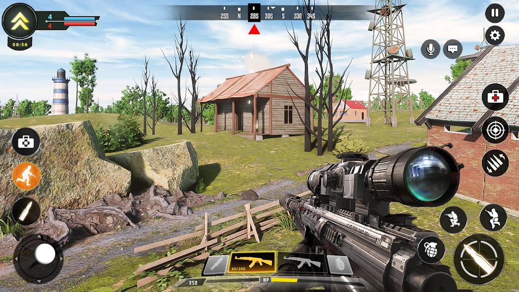 Sniper Game: Shooting Gun Game Mod Tangkapan skrin 2