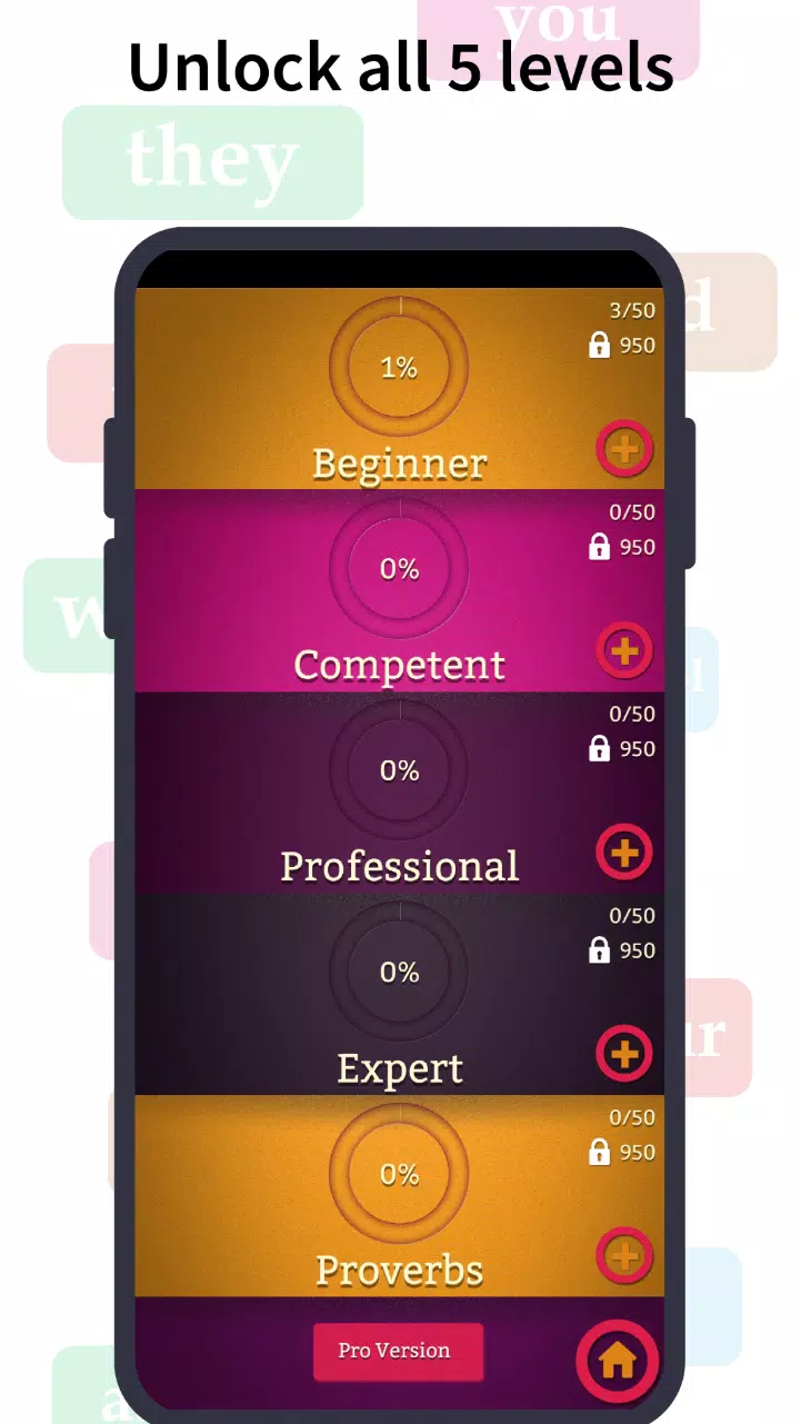 Learn English Sentence Master Скриншот 2