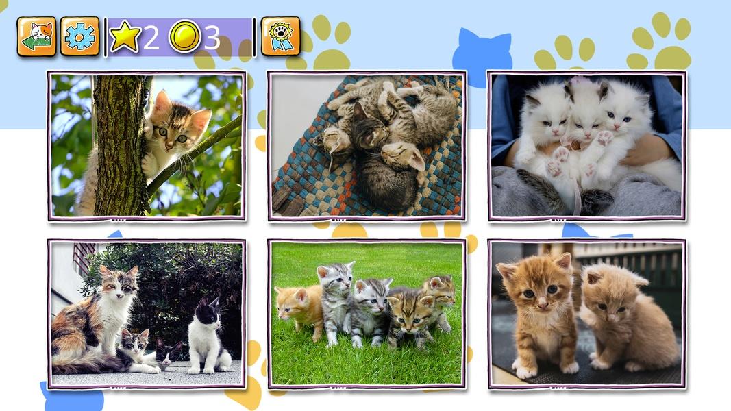 Jigsaw Puzzle Cats Kitten ภาพหน้าจอ 3