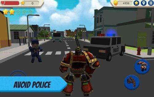 Robot Hero: City Simulator 3D 스크린샷 1