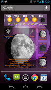 Moon Phase Widget Ekran Görüntüsü 2