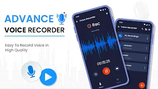 Advance Voice Recorder स्क्रीनशॉट 0