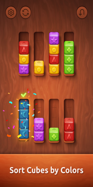 Colorwood Sort Puzzle Game Mod 螢幕截圖 0