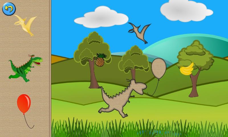 Dino Puzzle Kids Dinosaur Game Ekran Görüntüsü 2