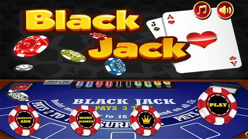Blackjack 21 Black Jack Table スクリーンショット 2