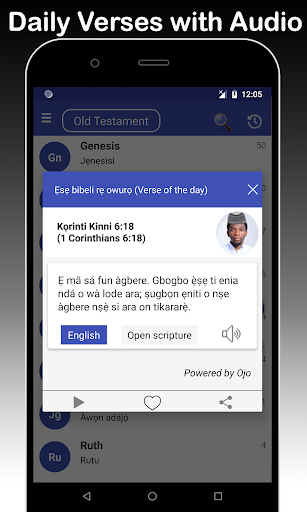 Yoruba & English Bible - With Full Offline Audio 螢幕截圖 1