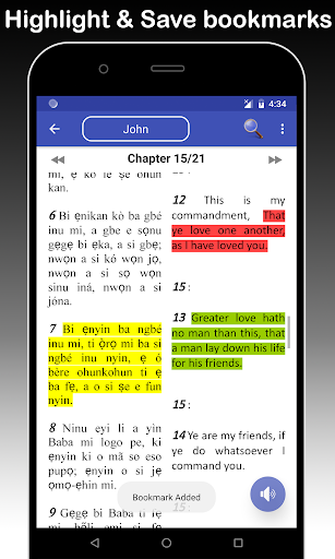 Yoruba & English Bible - With Full Offline Audio 螢幕截圖 2