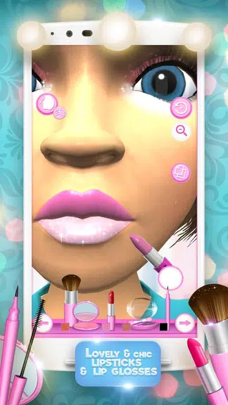 3D Makeup Games For Girls Captura de tela 3