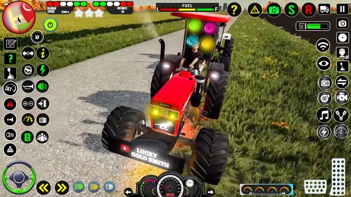 Real Farm Indian Tractor Game Zrzut ekranu 1