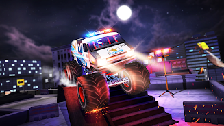 Mega Truck Rooftop Stunt Games Zrzut ekranu 3