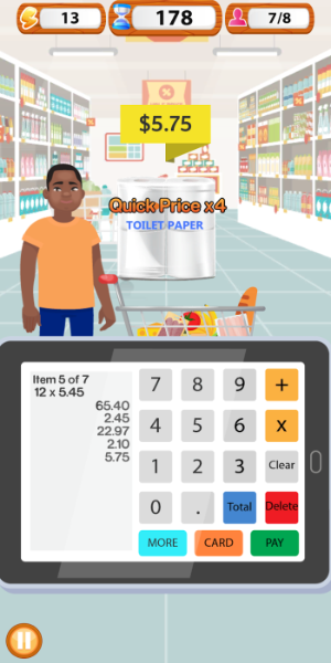 Supermarket Cashier Simulator Mod Скриншот 1