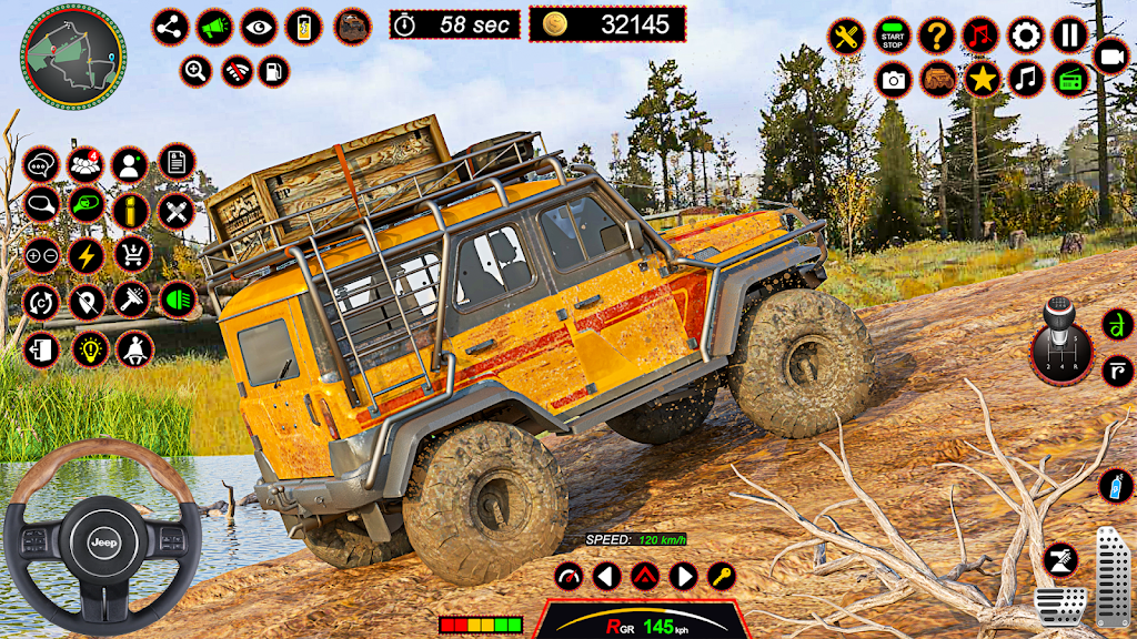 4x4 Jeep Driving Offroad Games Schermafbeelding 0