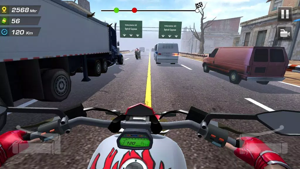 Highway Moto Rider 2: Traffic Screenshot 0