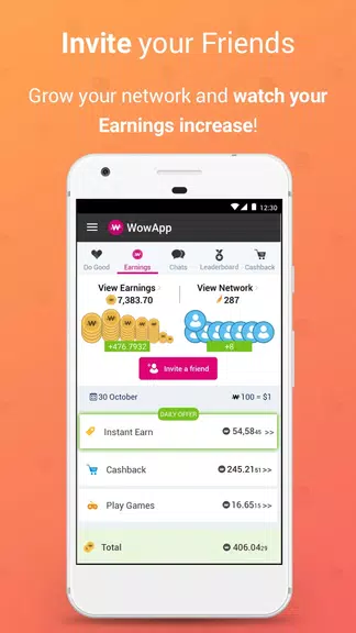 WowApp - Earn. Share. Do Good 螢幕截圖 2
