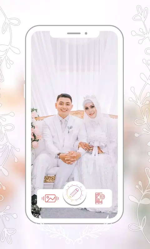 Hijab Couple Bridal Editor Tangkapan skrin 3