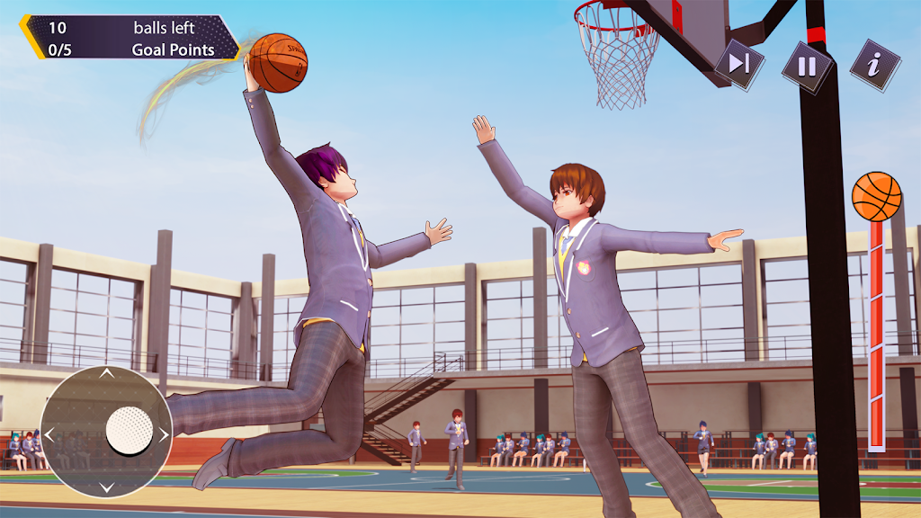 Anime High School Boy Life 3D Screenshot 2