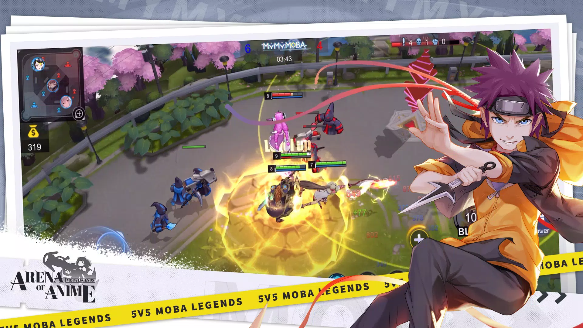 Arena of Anime: MOBA Legends Schermafbeelding 3