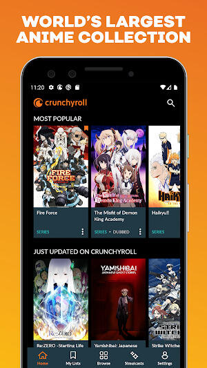 Crunchyroll Schermafbeelding 0