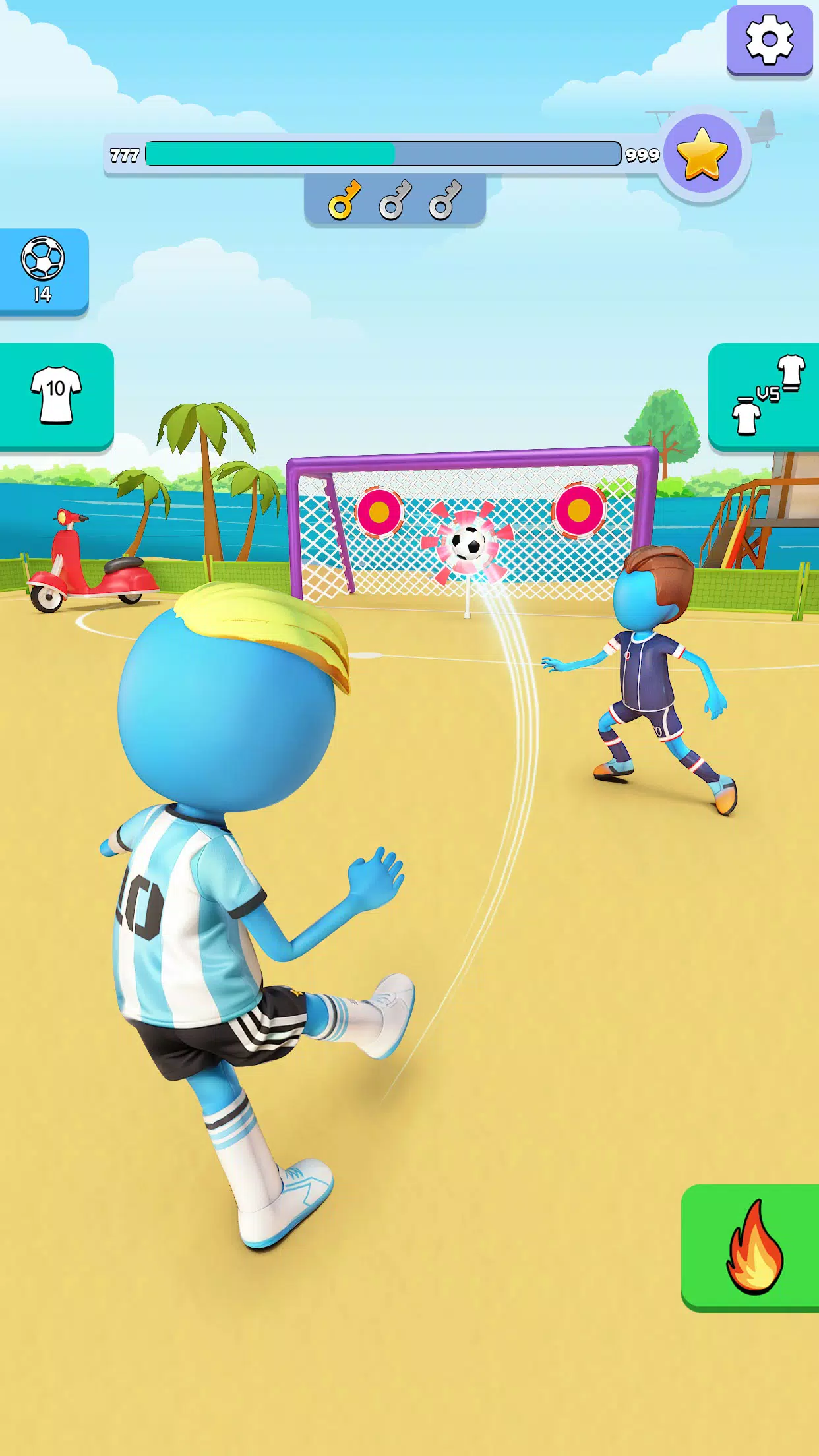 Kick It – Fun Soccer Game Capture d'écran 2