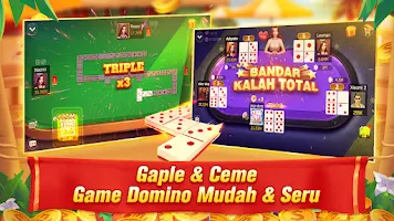 Domino QiuQiu 99 QQ Gaple Slot 螢幕截圖 1