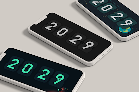 Flip clock & floating widget Screenshot 2