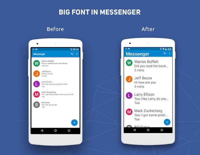 Big Font - Change Font Size & Text Size Скриншот 2