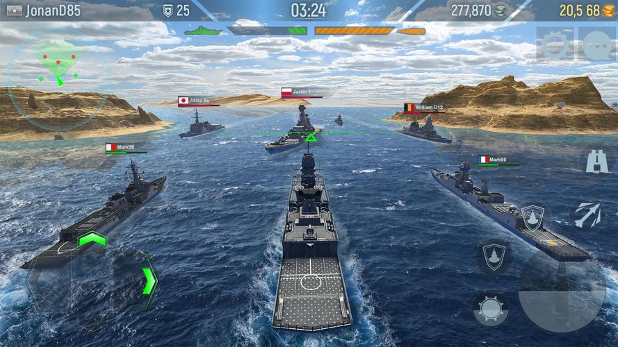 Naval Armada: Battleship Game 螢幕截圖 1