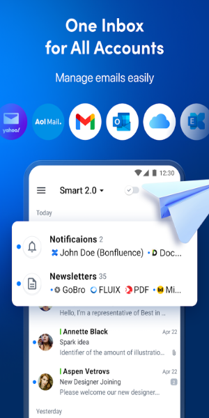 Spark Mail ဖန်သားပြင်ဓာတ်ပုံ 0