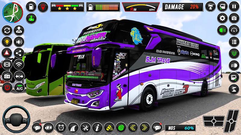 Luxury Coach Bus Driving Game Capture d'écran 2