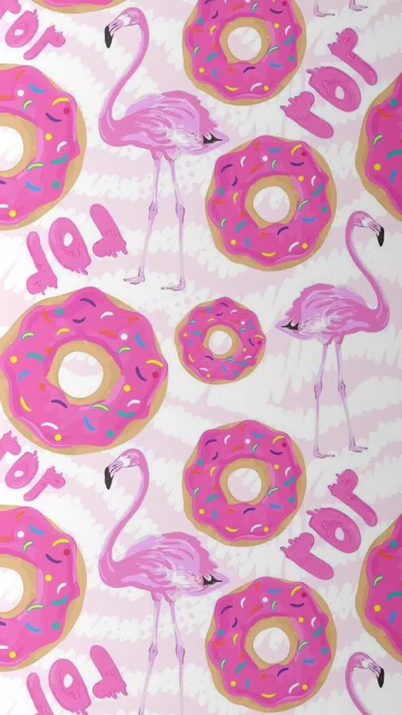 Cute Donut Wallpaper HD 4K Скриншот 0