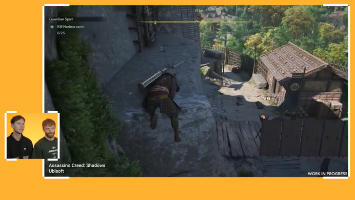 Pergerakan Bayang -bayang Assassin's Creed dikaji oleh dua atlet parkour