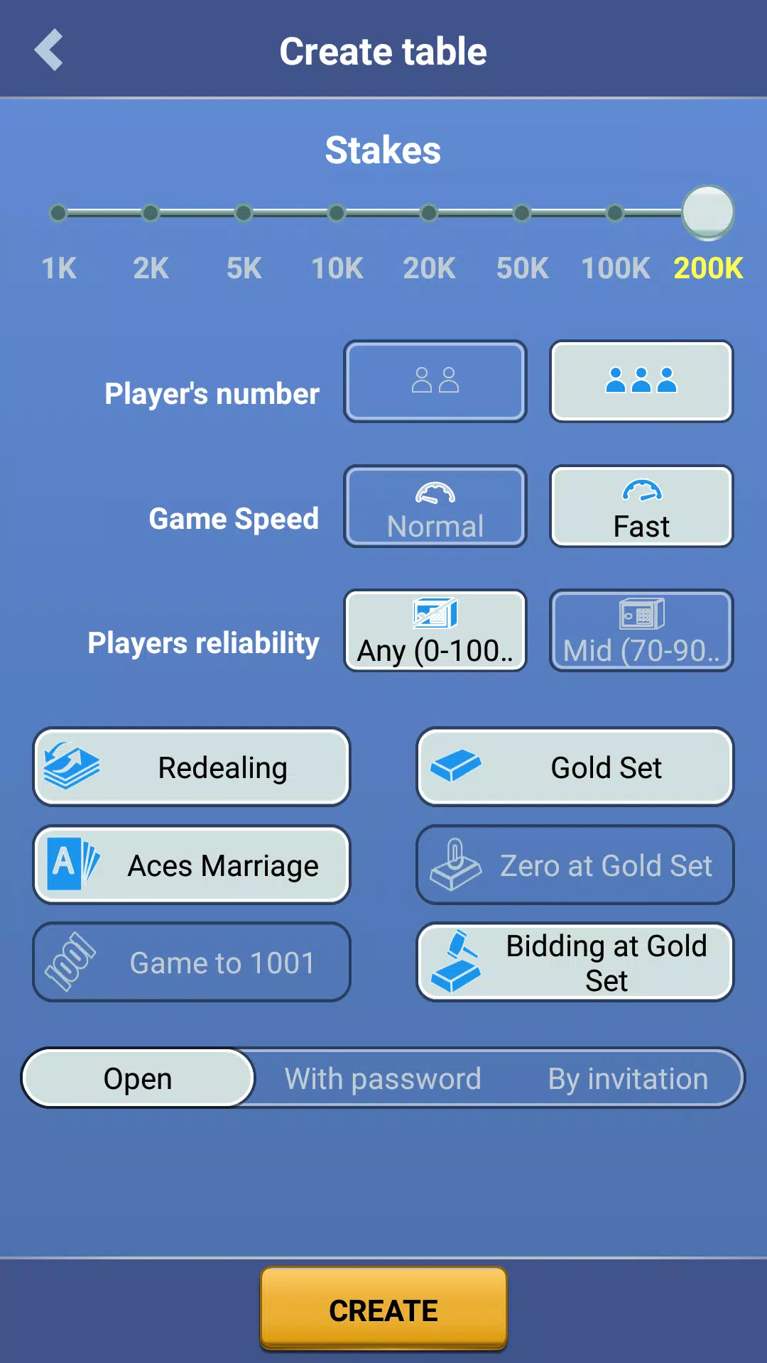 Thousand 1000 Online card game Screenshot 3