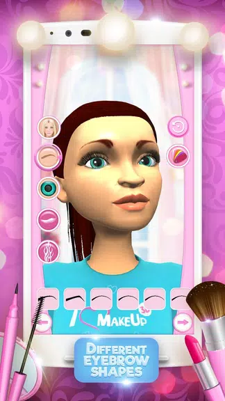 3D Makeup Games For Girls Captura de tela 0