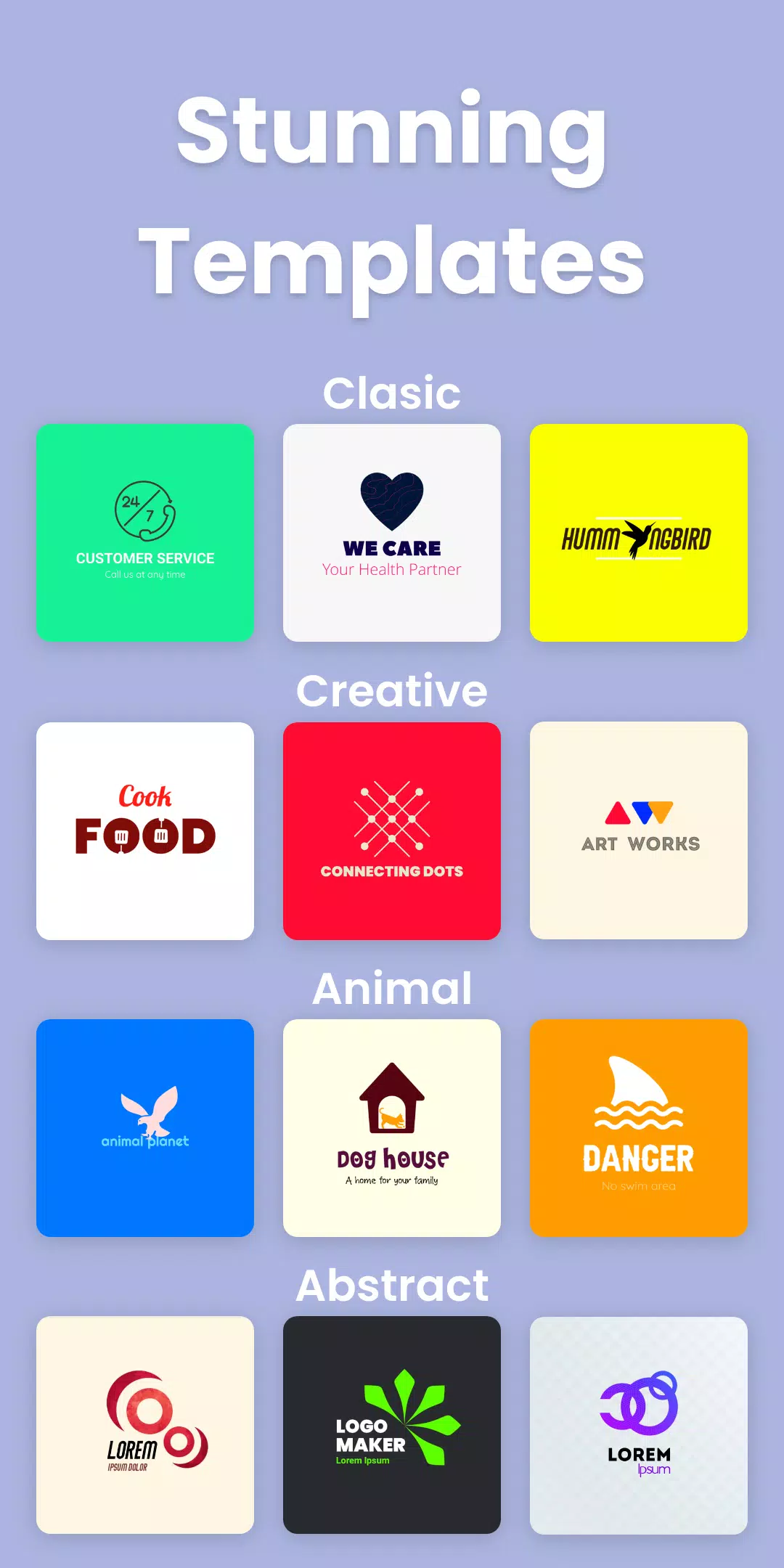 Logoshop - Logo Maker Free & Graphic Design App 스크린샷 0