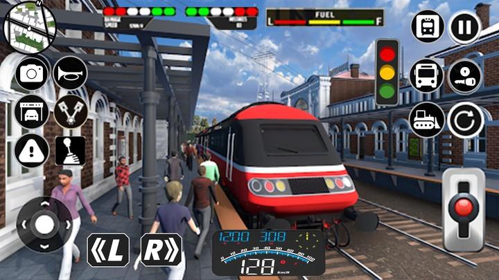 Indian Train Racing Games 螢幕截圖 0