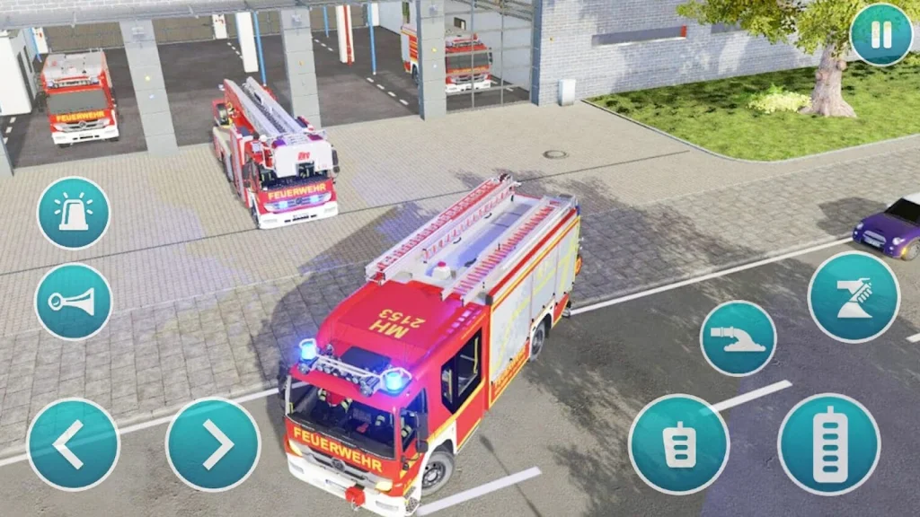 Emergency Police Fire Truck 3d 螢幕截圖 3