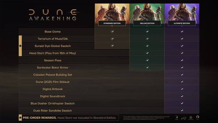 Dune: Awakening sera un MMO sans abonnements mensuels