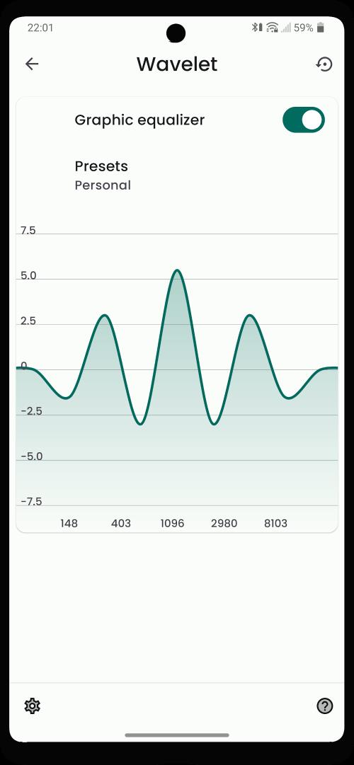 Wavelet: headphone specific EQ Captura de pantalla 3