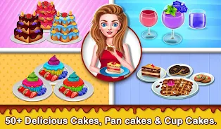 Cake Shop Pastries & Waffles Captura de tela 3