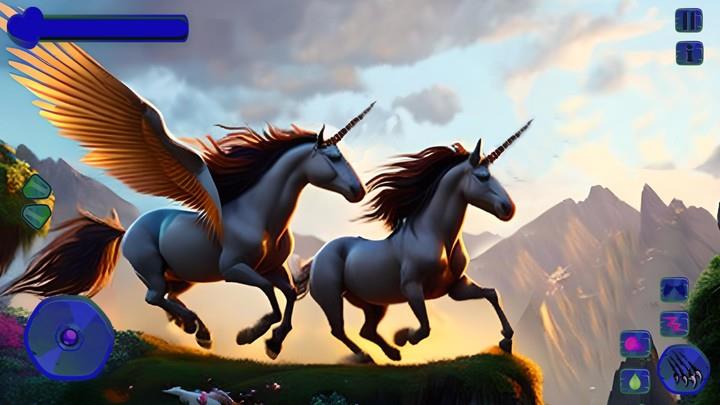 Magic Flying Unicorn Pony Game Screenshot 0