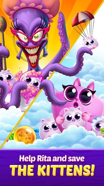 Cookie Cats Pop - Bubble Pop Mod Скриншот 1