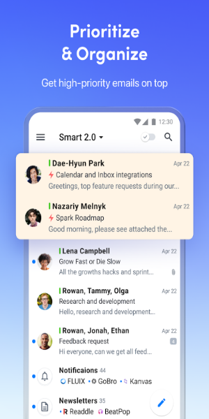 Spark Mail – AI Email Inbox 螢幕截圖 2