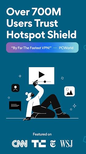 Hotspot Shield VPN: Fast Proxy ภาพหน้าจอ 0