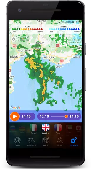 Schermata 3D EARTH - weather forecast 1